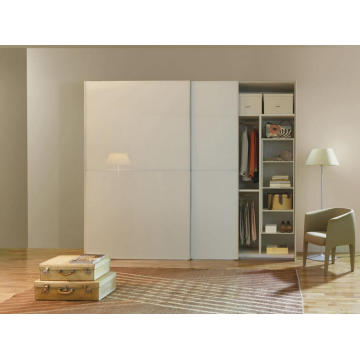 2016 Project Modern White Portão de porta deslizante Closet Fabricante